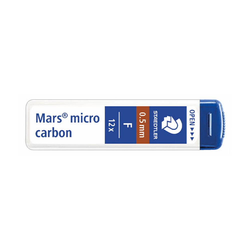 MINAS MARS MICRO CARBON 250 0,5 mm F (TUBO 12 UDS.) STAEDTLER