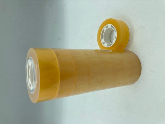 CINTA ADHESIVA TRANSPARENTE RAYLU 19 MM × 33 M (PACK 12 UNIDADES)