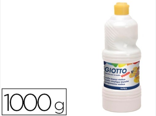 PEGAMENTO COLA BLANCA GIOTTO VINILIK 1000 G – BOTE GRAN FORMATO
