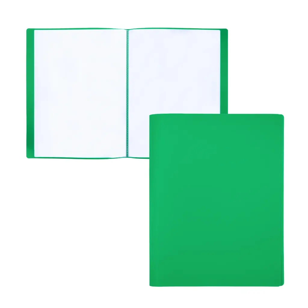 CARPETA DE FUNDAS RAYLU PAPER PREMIUM A5 10 FUNDAS VERDE