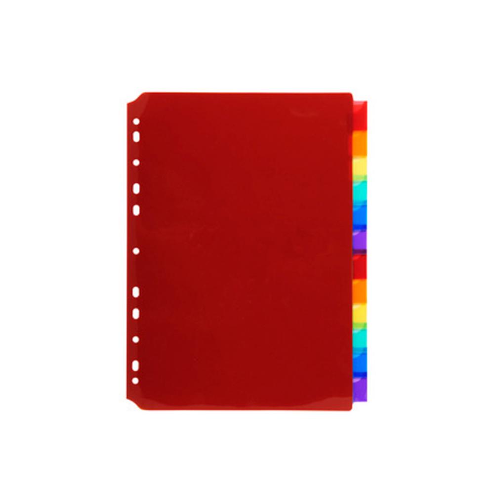 SEPARADOR A4+ EXACOMPTA PP 12 PESTAÑAS TRANSLÚCIDO (4844E)