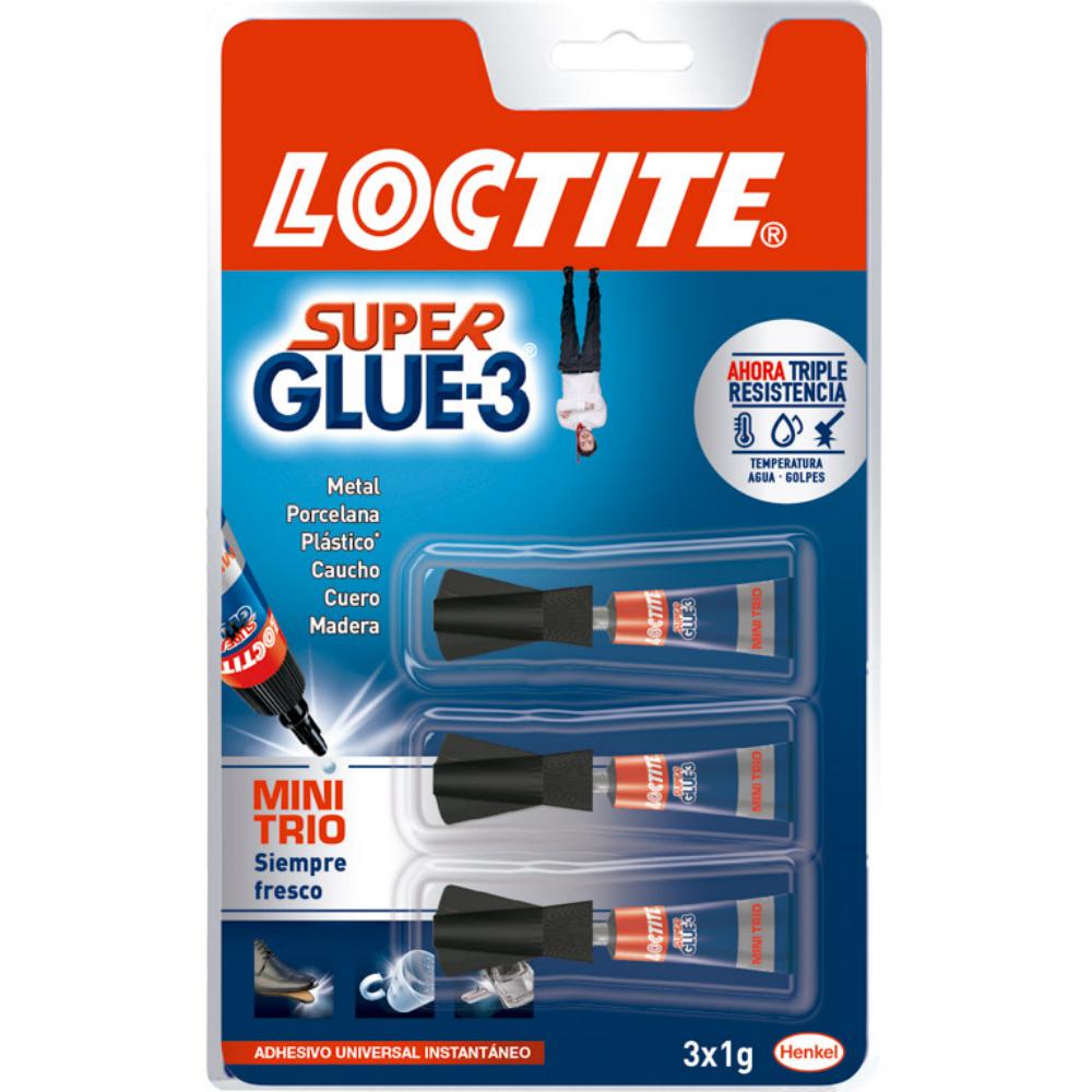 PEGAMENTO LOCTITE SUPER GLUE-3 – 3X1 G (BLÍSTER MONODOSIS)
