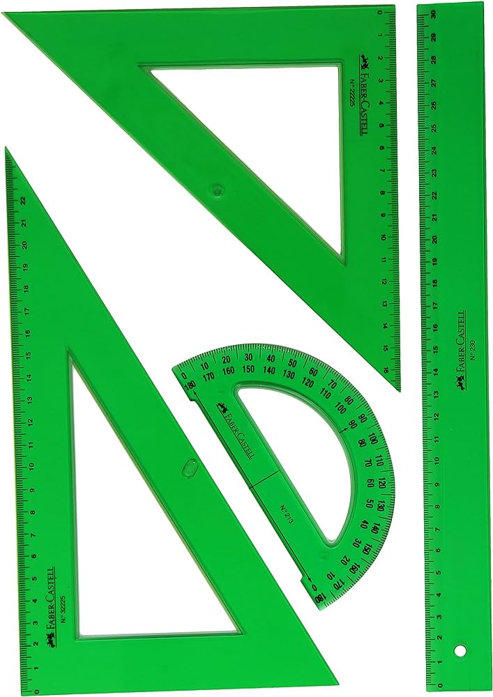 FABER CASTELL SET DE REGLAS 30 CM
