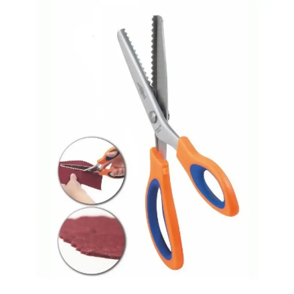 TIJERA DENTADA ONDAS PARA FIELTRO FAIBO 7640B-5