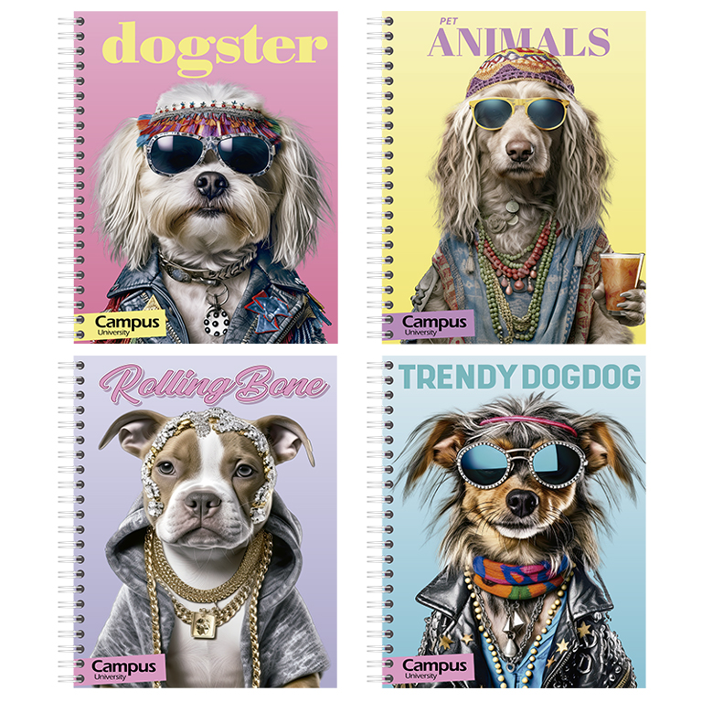 BLOC PERRO 210X280 80H 95GR