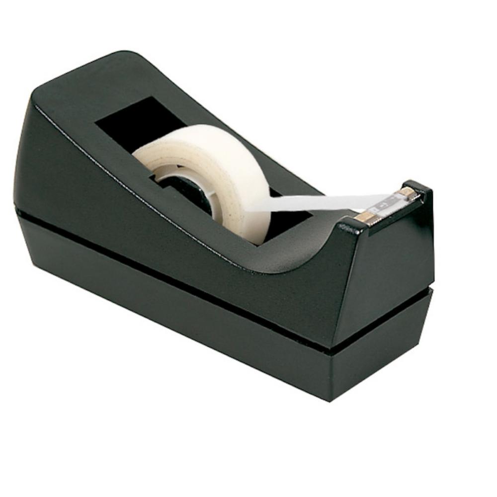 PORTARROLLOS PLUS 530 NEGRO – DISPENSADOR DE CINTA ADHESIVA UNIVERSAL