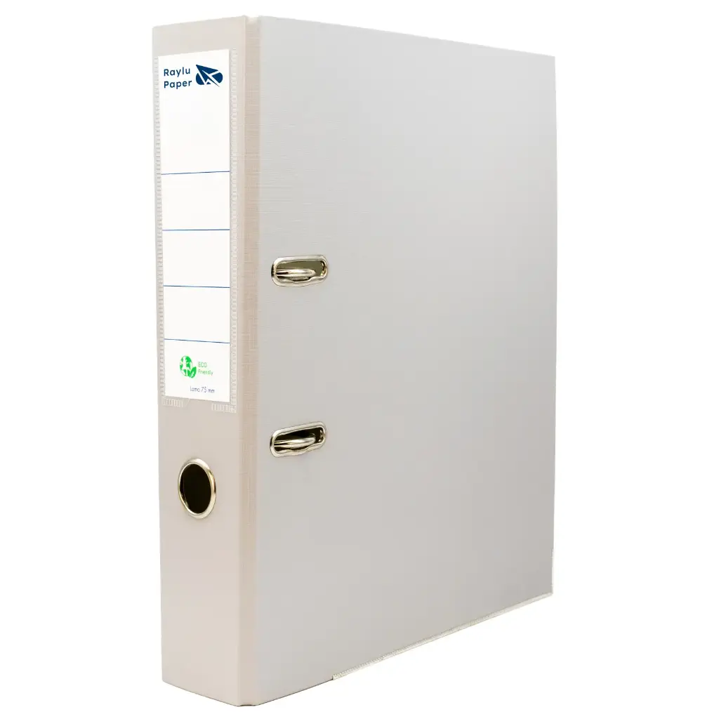 ARCHIVADOR RADO RAYLU  A4 LOMO ANCHO 75MM GRIS