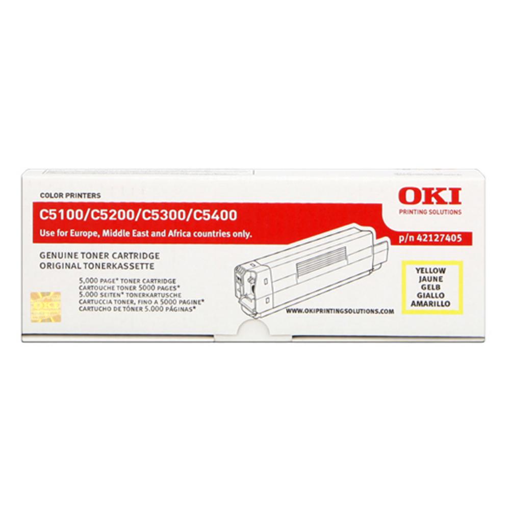 TONER LASER OKI RF.42127405 AMARILLO*