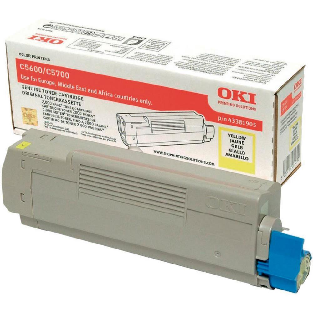 TONER OKI 43381905 AMARILLO *