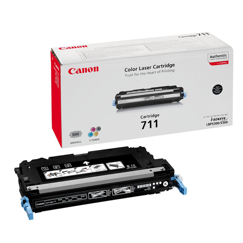 TÓNER CANON LASER CRG-711BK – NEGRO ORIGINAL 1660B002
