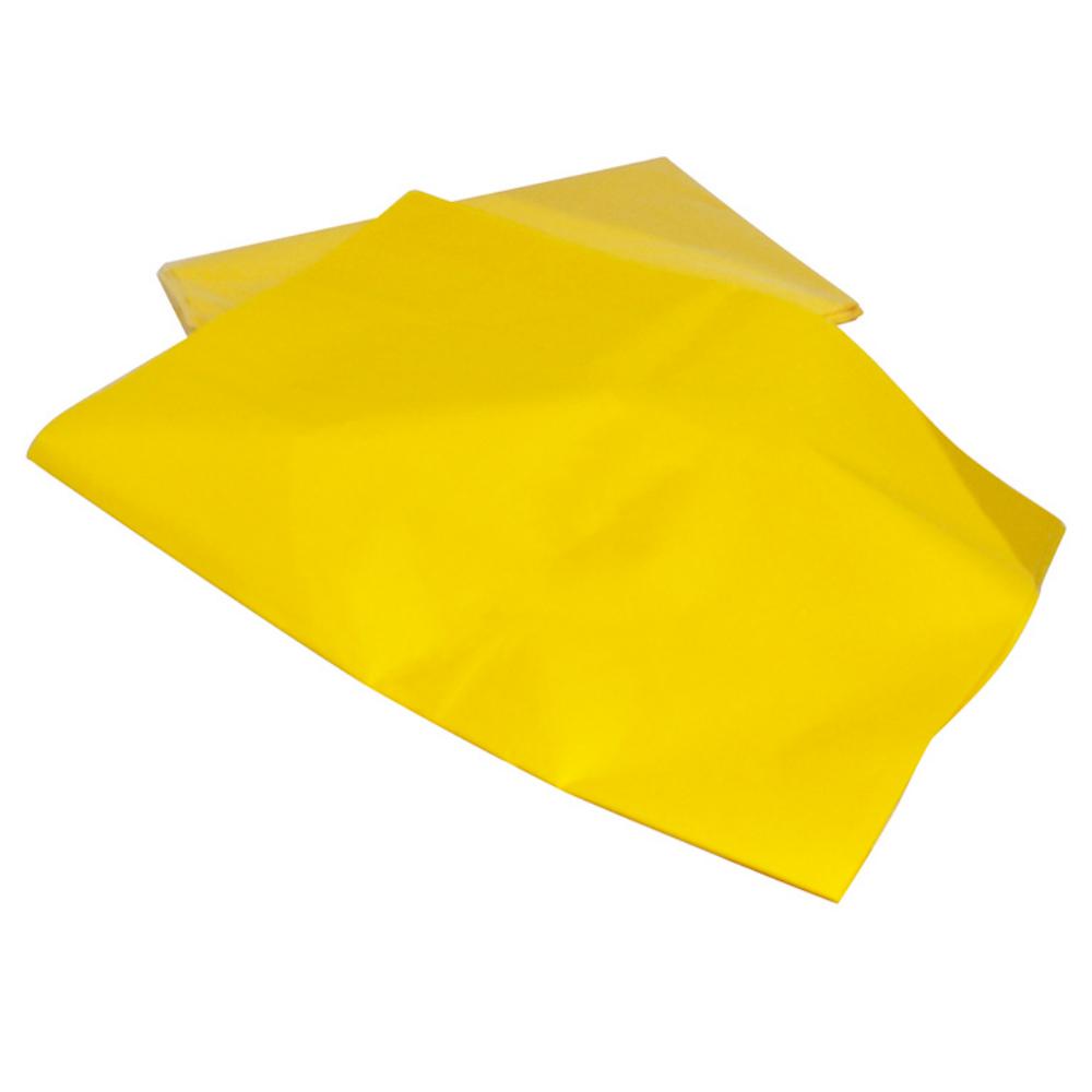 PAPEL SEDA RESMA 520H 50 × 75 CM 18 G AMARILLO PASTEL (MANO 25 HOJAS)