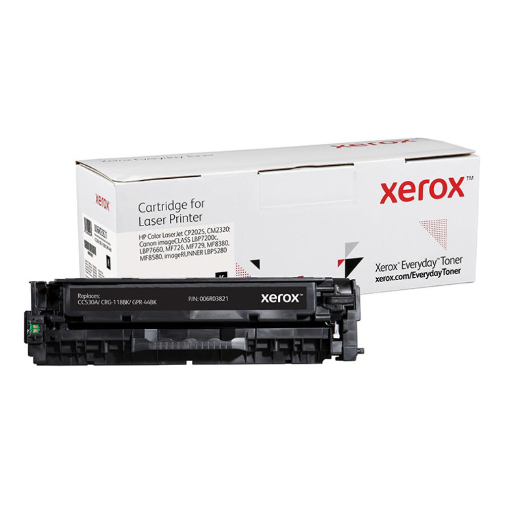 XEROX EVERYDAY TONER PARA HP 304A COLOR LASERJET CP2025(CC530A CRG118BK GPR44BK) NEGRO