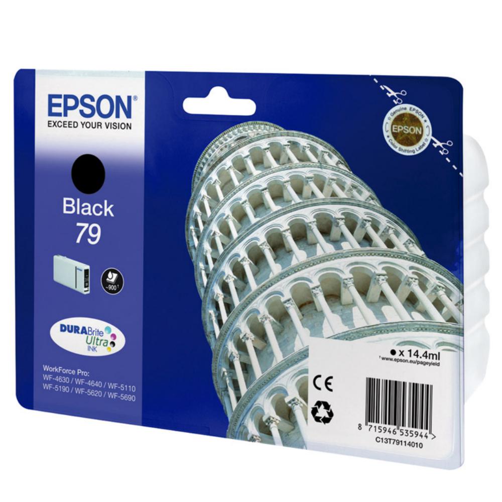 EPSON CARTUCHO NEGRO L 900 PAGINAS WORKFORCE PRO WF-5XXX SERIES/ WF-4630DWF Nº79