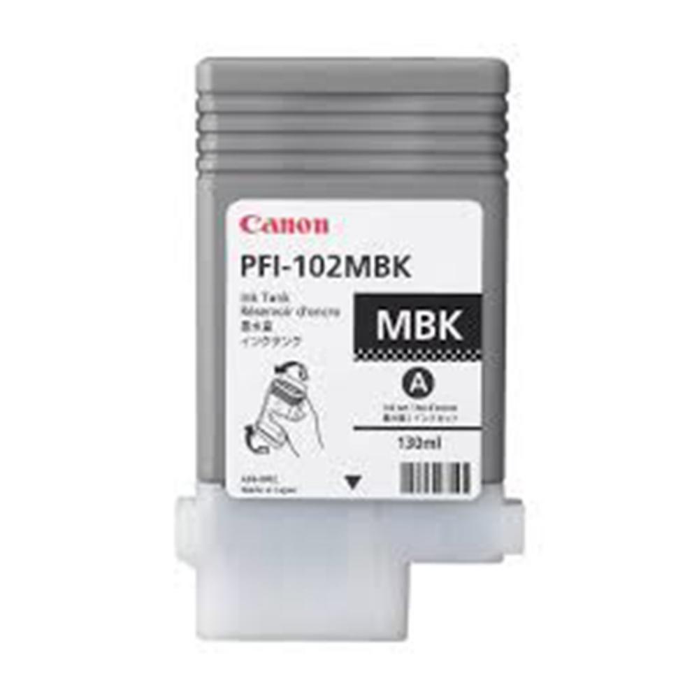 CARTUCHO DE TINTA NEGRO MATE ORIGINAL CANON PFI-102 MBK 0894B001AA