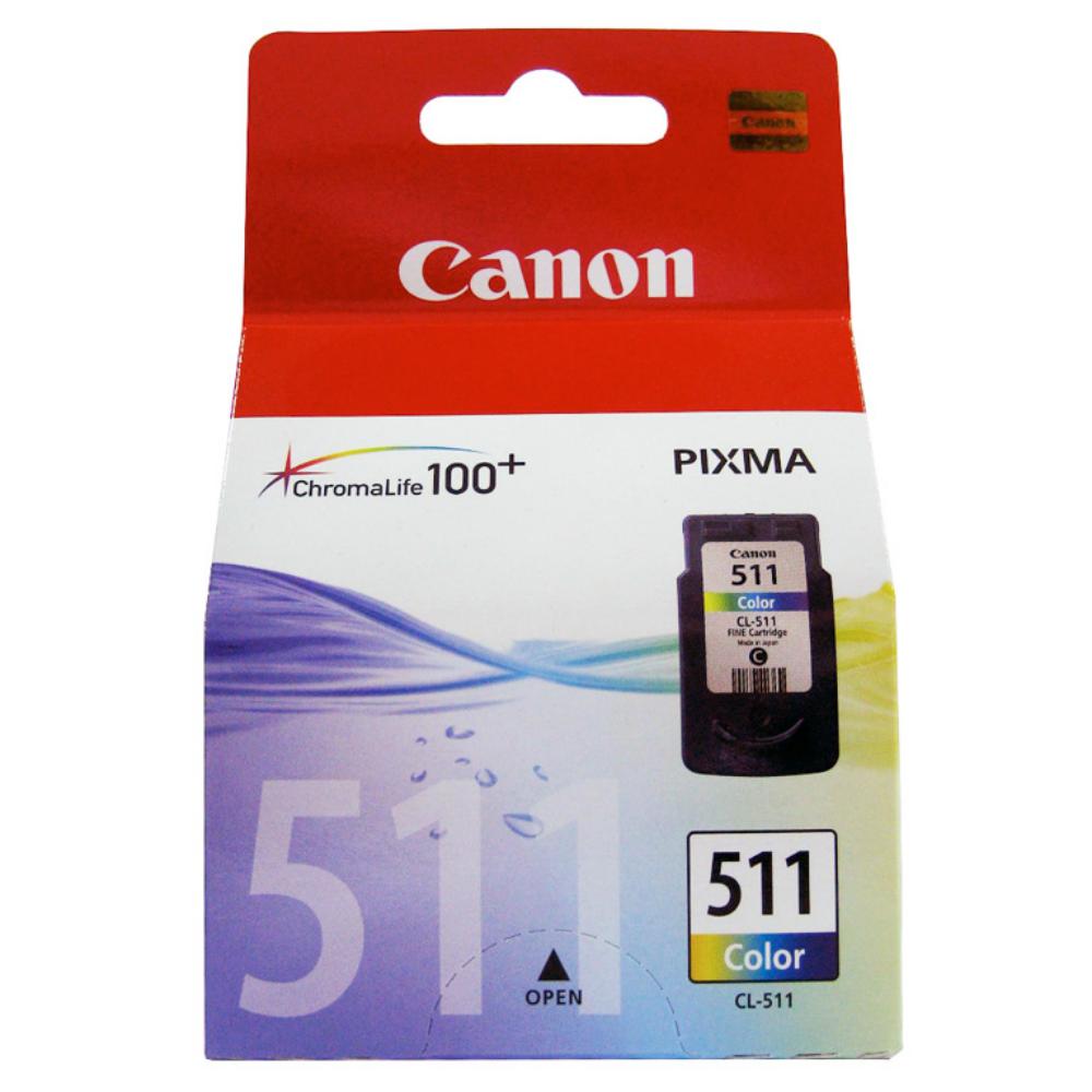 CARTUCHO DE TINTA TRICOLOR ORIGINAL CANON CL-511 2972B001