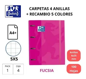 EUROBINDER TOUCH C/R FUCSIA PASTEL OXFORD