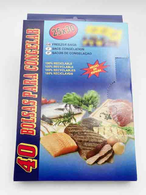 BOLSA CONGELAR 25X30 40UN