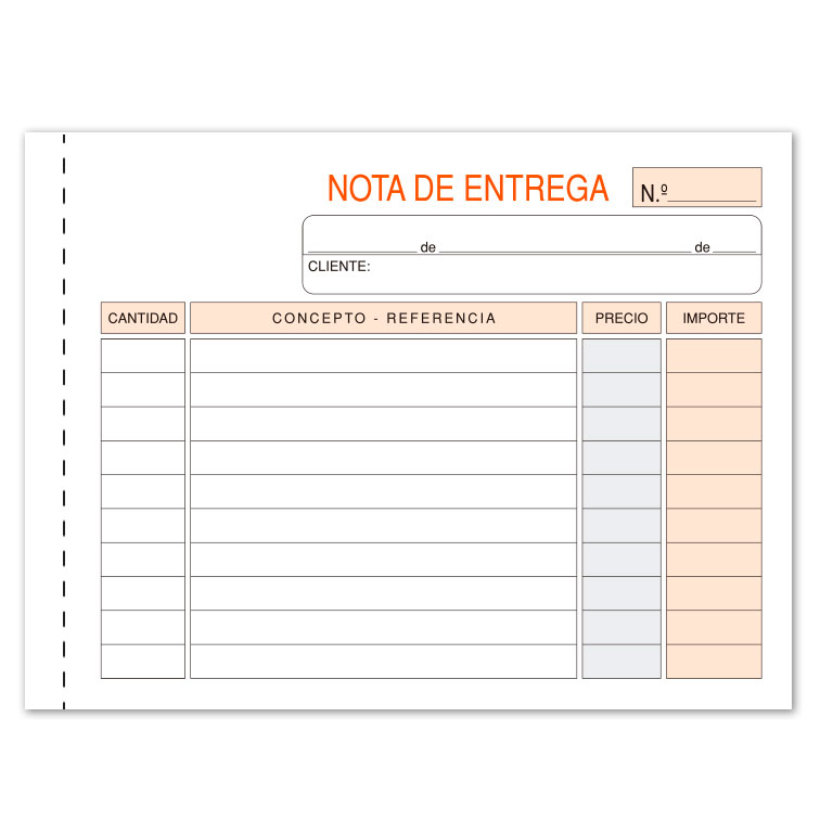 TALONARIO NOTAS DE ENTREGA LOAN 8º APAISADO DUPLICADO AUTOCOPIANTE