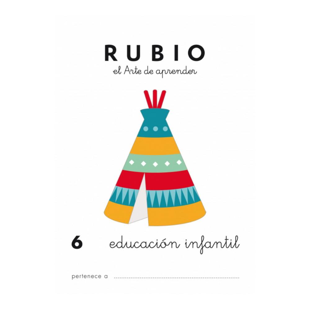CUADERNO RUBIO EDUCACIÓN INFANTIL 6 – EL DEPORTE (+4 AÑOS) · CUADERNO A5, 20 PÁGINAS