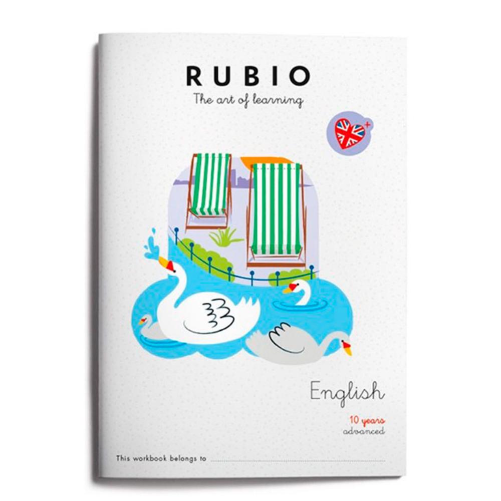 CUADERNO RUBIO ENGLISH 10 YEARS BEGINNERS – A4, 24 PÁGINAS, +10 AÑOS