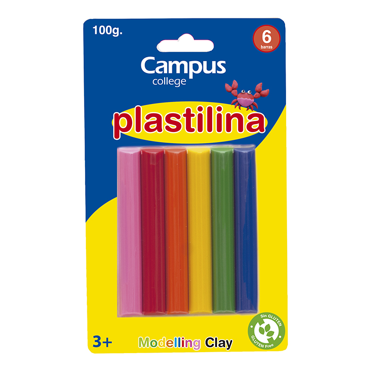 PLASTILINA CAMPUS BARRA 100GR