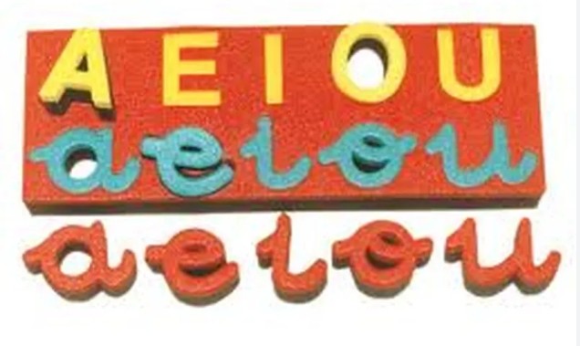 ESPONJAS PARA ESTAMPAR CON PINTURA – VOCALES HENBEA