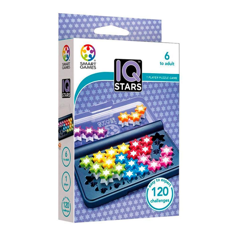 JUEGO LUDILO IQ STARS – JUEGO DE LÓGICA CON 120 RETOS (+6 AÑOS, 1 JUGADOR)