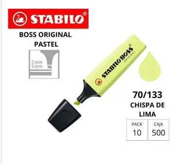 MARCADOR FLUORESCENTE STABILO BOSS 70–CHISPA DE LIMA