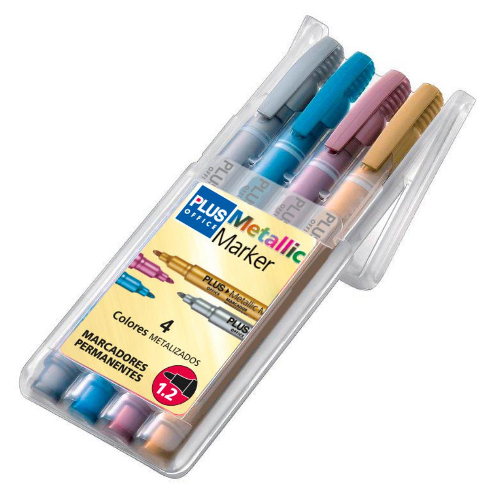 ROTULADOR PLUS METALLIC MARKER