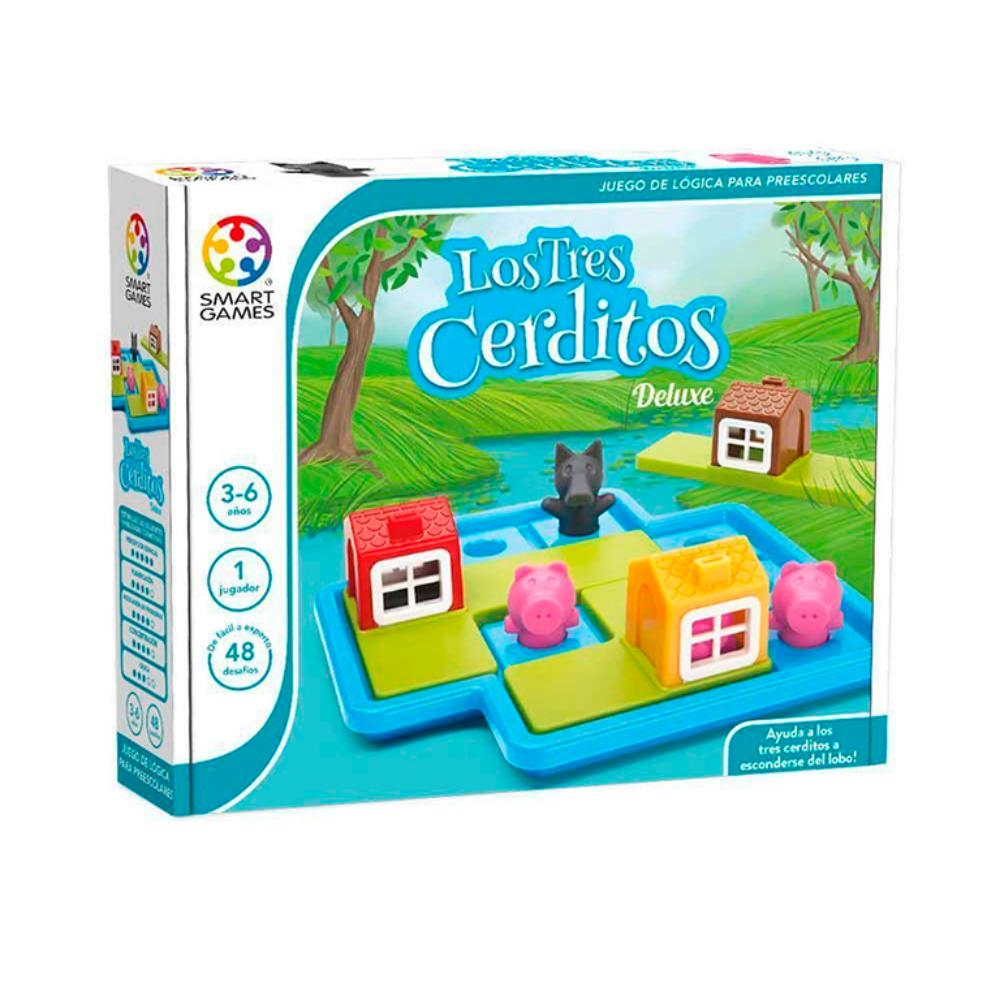 JUEGO DE LOGICA LUDILO LOS TRES CERDITOS DELUXE
