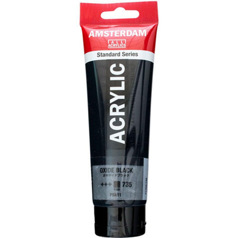 ACRÍLICO AMSTERDAM 120 ML NEGRO PYRROLE