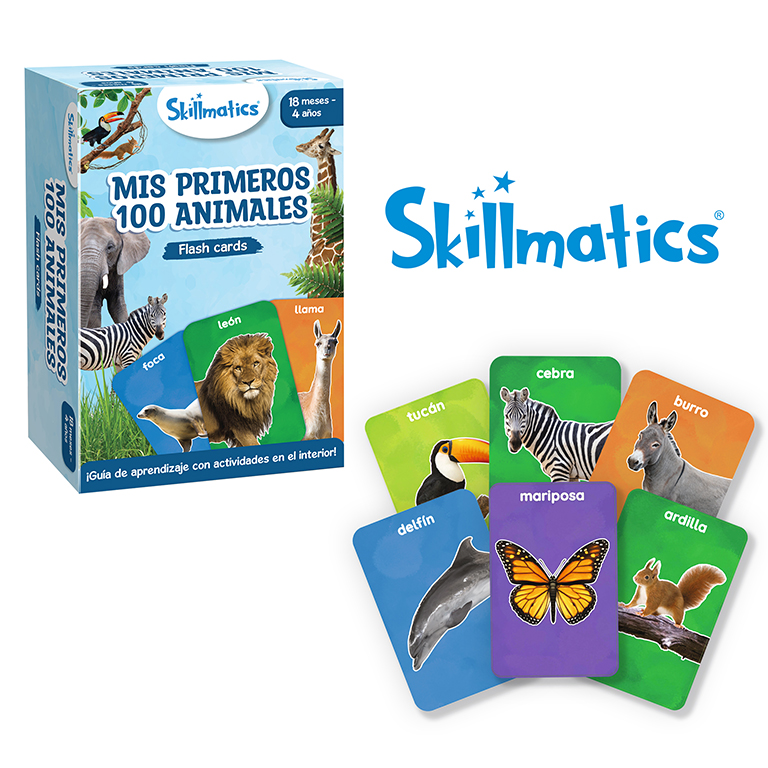 JUEGO LUDILO MIS PRIMEROS 100 ANIMALES – JUEGO EDUCATIVO DE CARTAS (+4 AÑOS, 1 JUGADOR)