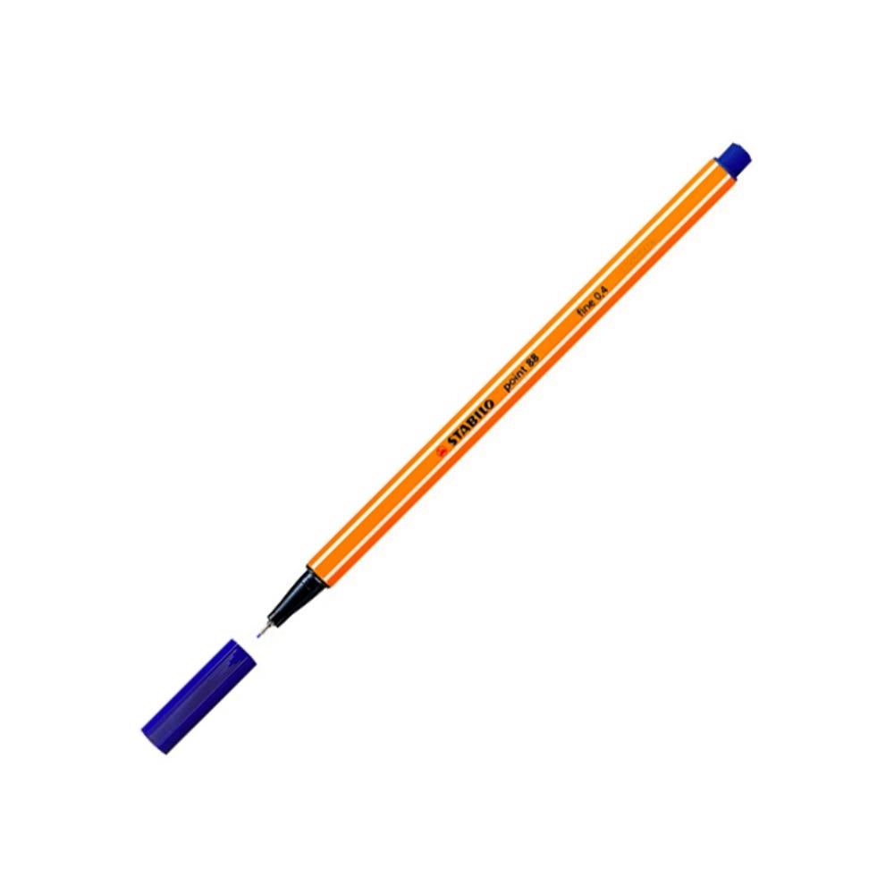 ROTULADOR STABILO POINT 88 AZUL PRUSIA ROTULADOR DE PUNTA DE FIBRA 0,4 MM