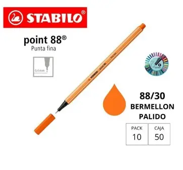 ROTULADOR STABILO POINT 88 BERMELLON 