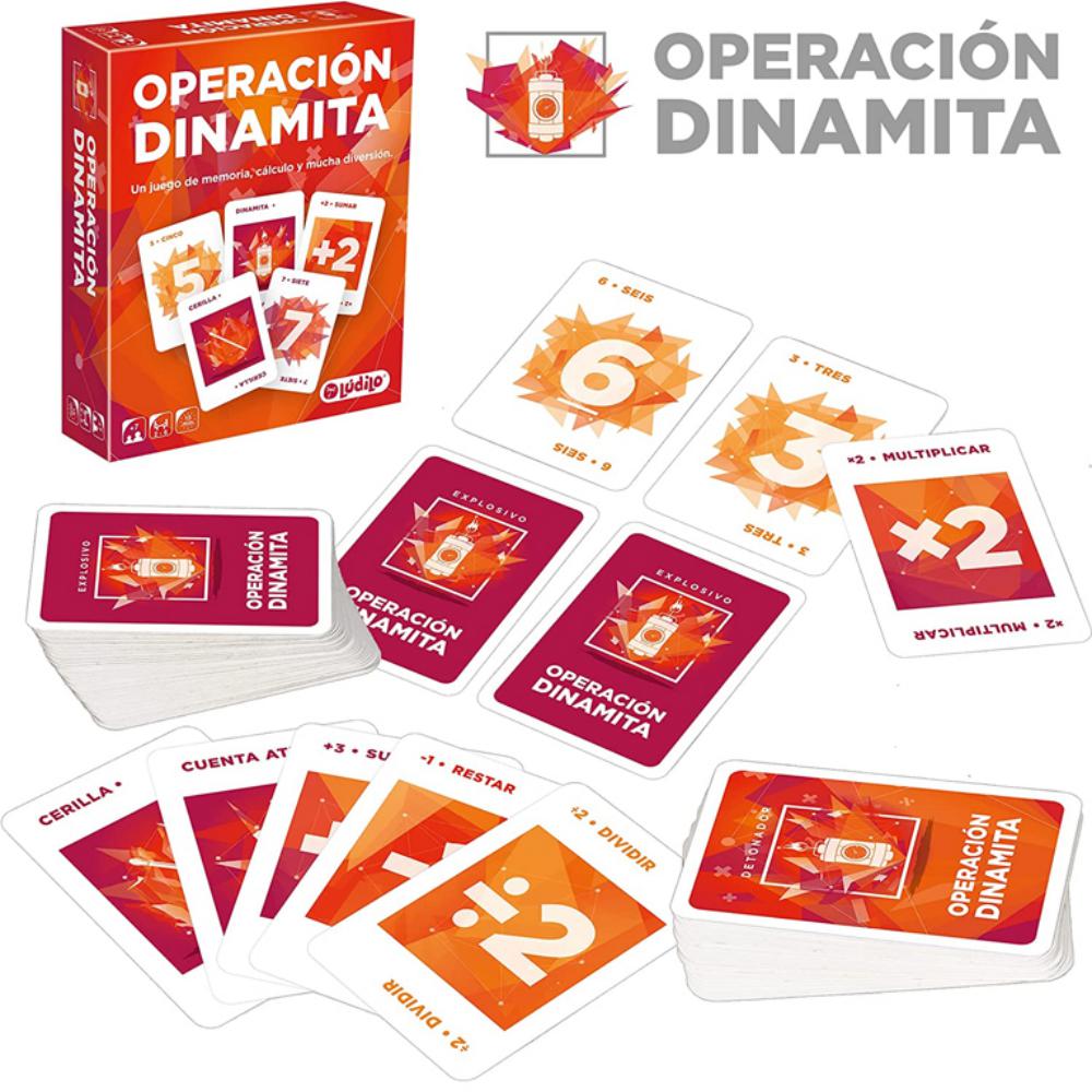 JUEGO DE CARTAS LUDILO OPERACIÓN DINAMITA 