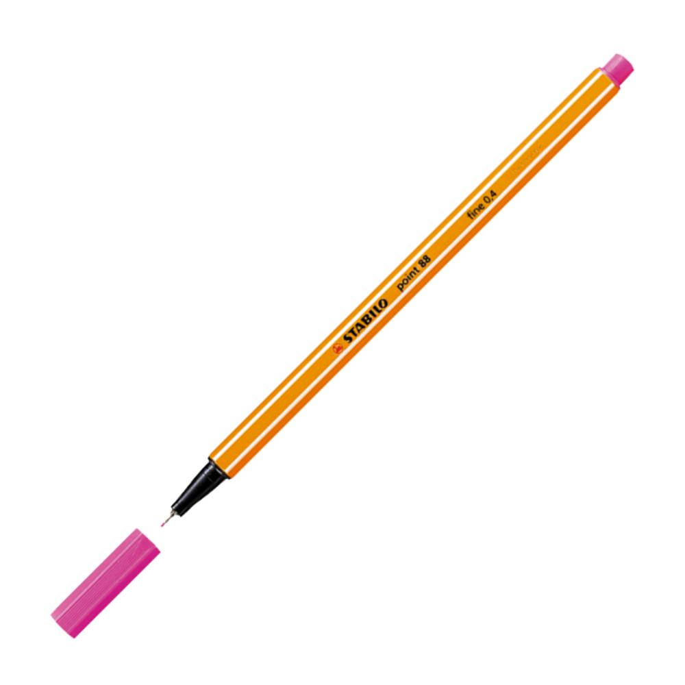 ROTULADOR STABILO POINT 88 ROSA ROTULADOR DE PUNTA DE FIBRA 0,4 MM