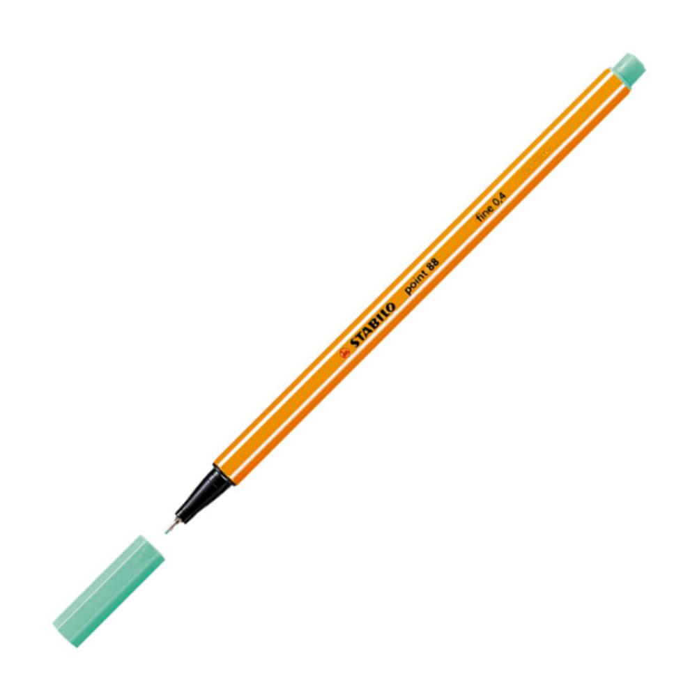 ROTULADOR STABILO POINT 88 VERDE HIELO ROTULADOR DE PUNTA DE FIBRA 0,4 MM