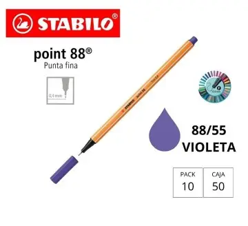 ROTULADOR STABILO POINT 88 VIOLETA