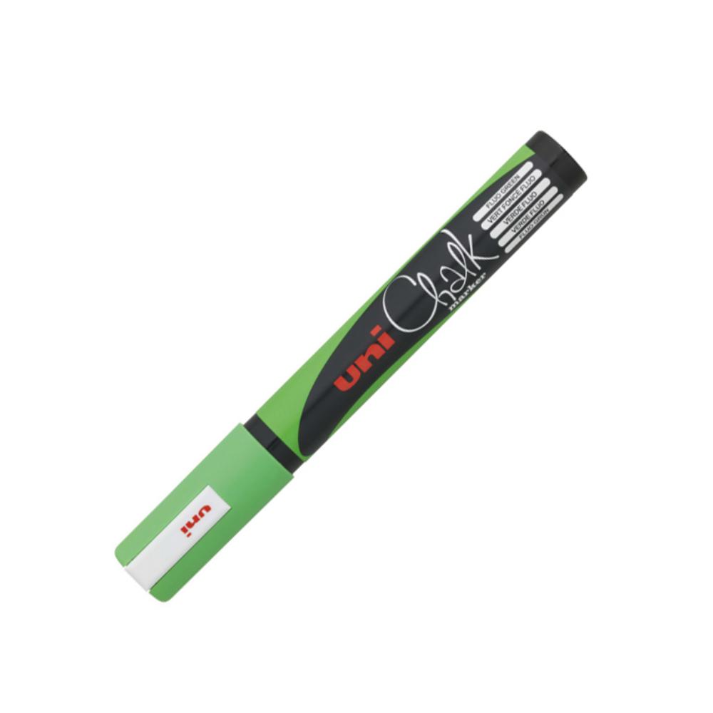 ROTULADOR UNI CHALK MARCADOR DE TIZA LÍQUIDA 1,8–2,5 MM VERDE
