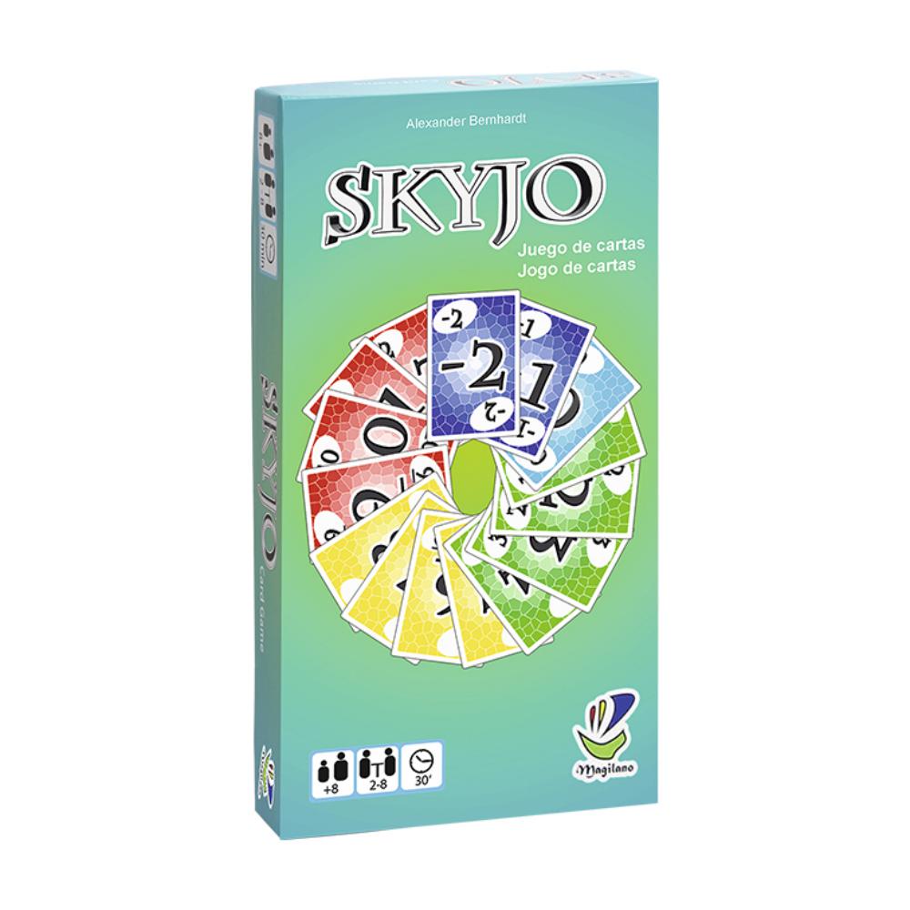 JUEGO LUDILO SKYJO – JUEGO DE CARTAS FAMILIAR DE ESTRATEGIA (+8 AÑOS, 2-8 JUGADORES)