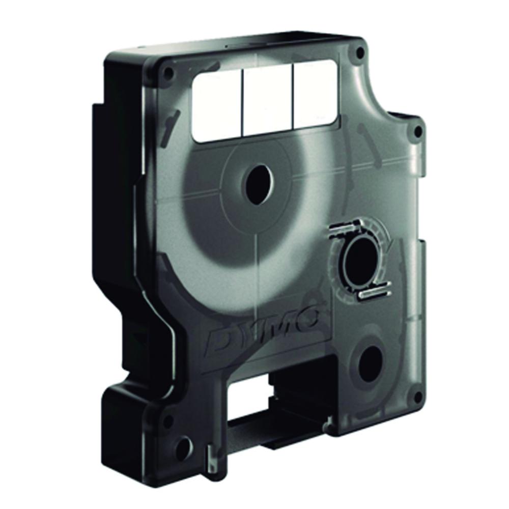 CINTA DYMO D1 24 MM × 7 M · BLANCO/TRANSPARENTE · TRANSFERENCIA TÉRMICA · POLIÉSTER · ADHESIVO PERMANENTE