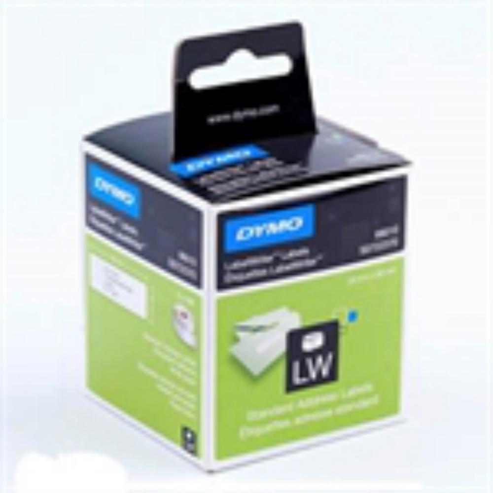 ETIQUETA ADHESIVA DYMO 99010 · 89×28 mm · LABELWRITER 400 · 130 ETIQUETAS/ROLLO · PAPEL BLANCO · ADHESIVO PERMANENTE