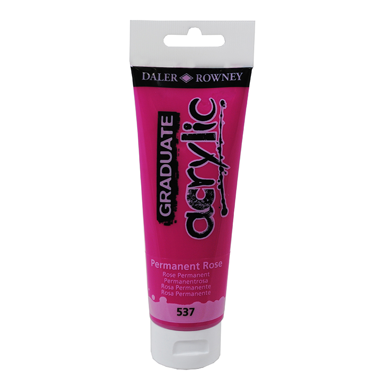 PINTURA ACRÍLICO GRADUATE DALER-ROWNEY 120 ML ROSA PERMANENTE (537)