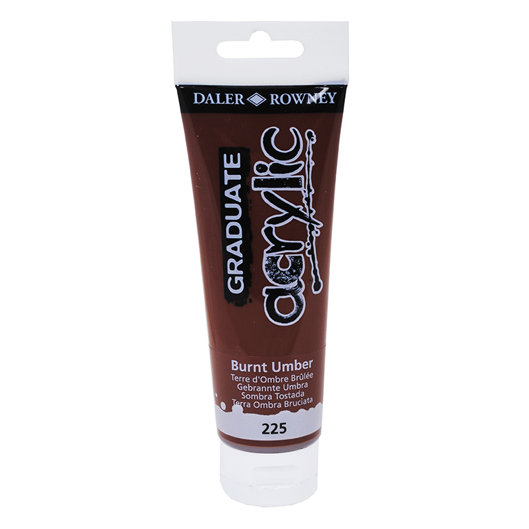 PINTURA ACRÍLICO GRADUATE DALER-ROWNEY 120 ML SOMBRA TOSTADA (225)