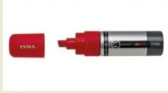 ROTULADOR ACRÍLICO LYRA MARCADOR 8MM ROJO 