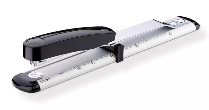 GRAPADORA NOVUS B27 DE BRAZO LARGO PARA FOLLETOS A6–A2 (PROFUNDIDAD 300 MM)