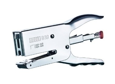 GRAPADORA TENAZA NOVUS B39 METÁLICA CROMADA  50 HOJAS