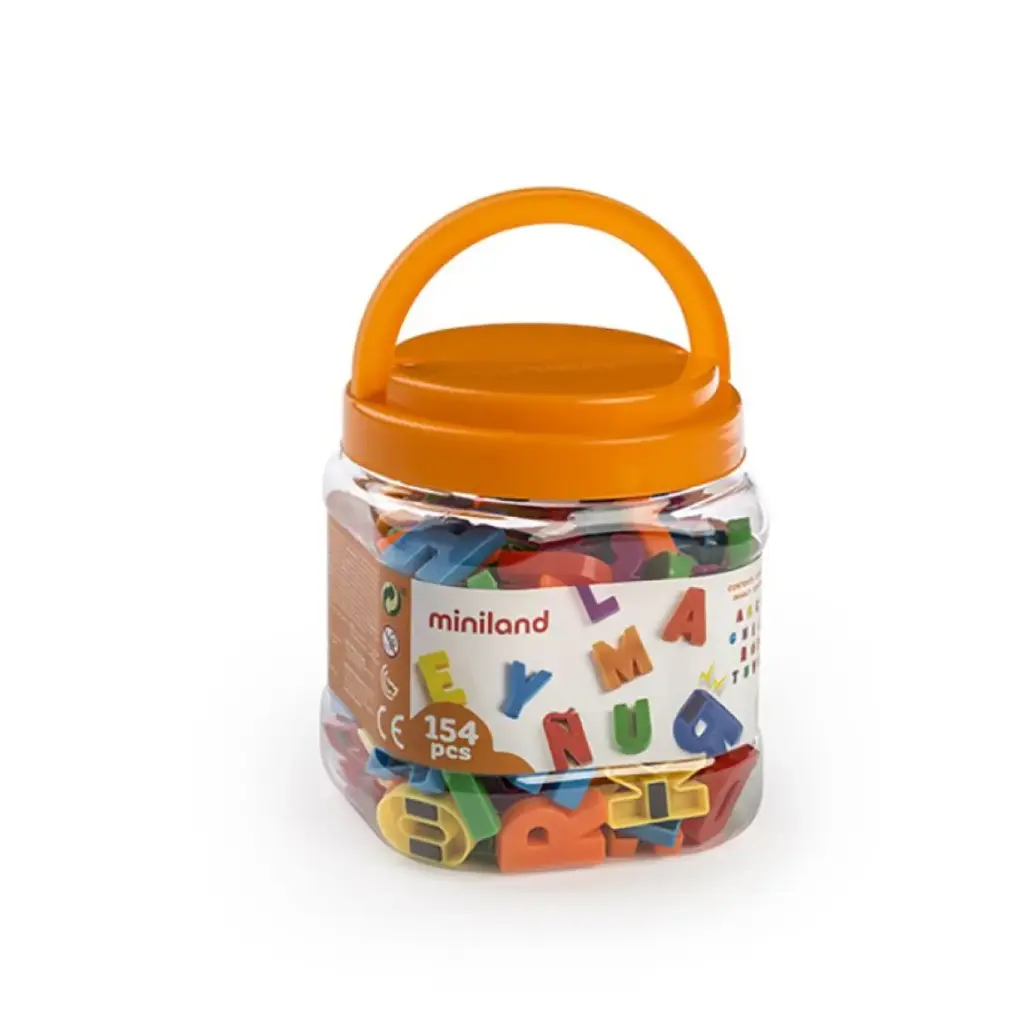 LETRAS MAGNÉTICAS MAYÚSCULAS 154 PIEZAS