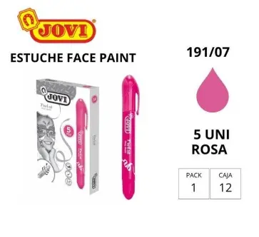 BARRA DE MAQUILLAJE TWIST MAKE-UP ROSA CAJA 5 UNIDADES JOVI