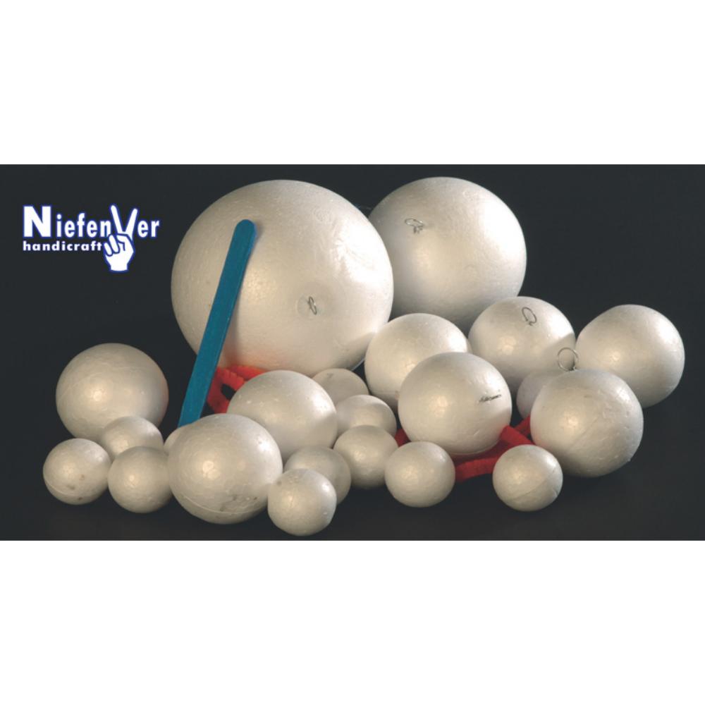 BOLAS POREX 8CM (PACK 1) CON COLGADOR APLI